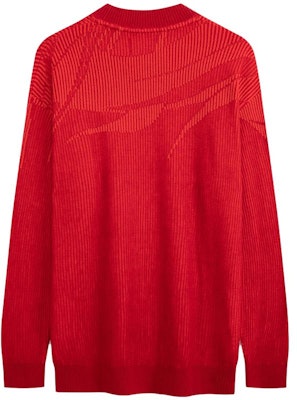 Calvin Klein Red Dragon Pattern Jacquard Sweater J324911 Lookbook Calvin Klein Red Dragon Pattern Jacquard Sweater J324911