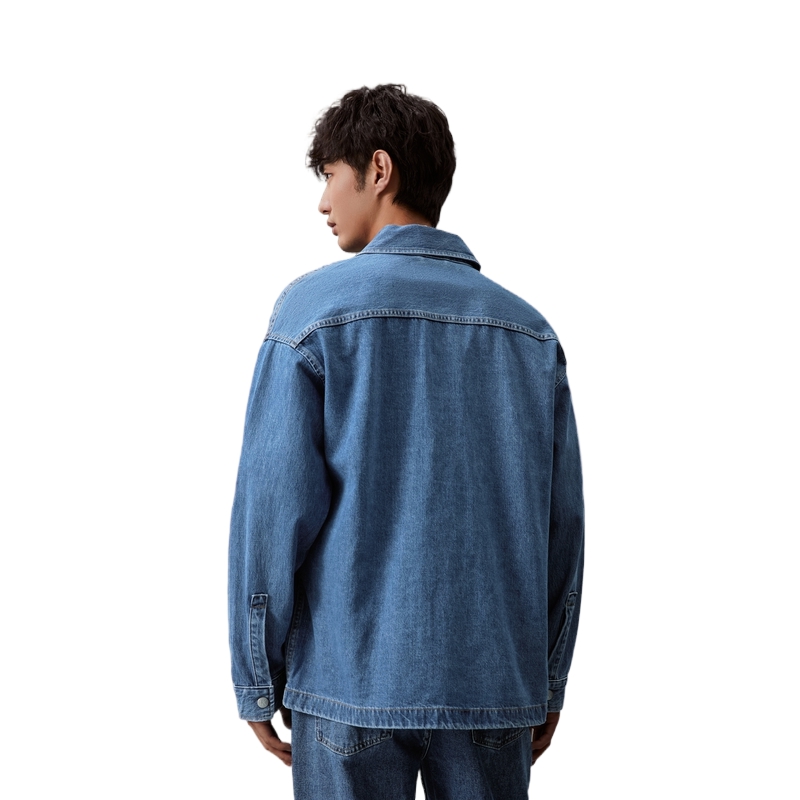 Details for カルバン クライン リラックスフィット レトロ ライトブルー デニムジャケットシャツ J325555