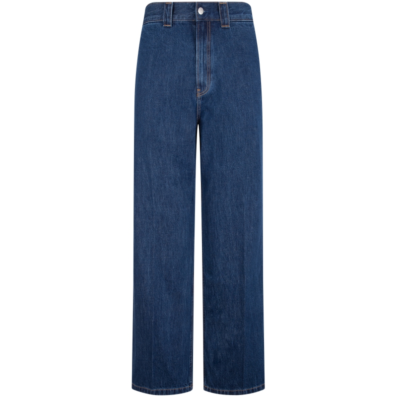 Calvin Klein  Relaxed Fit Retro Wide-Leg Denim Jeans in Blue. J325549 圖 2