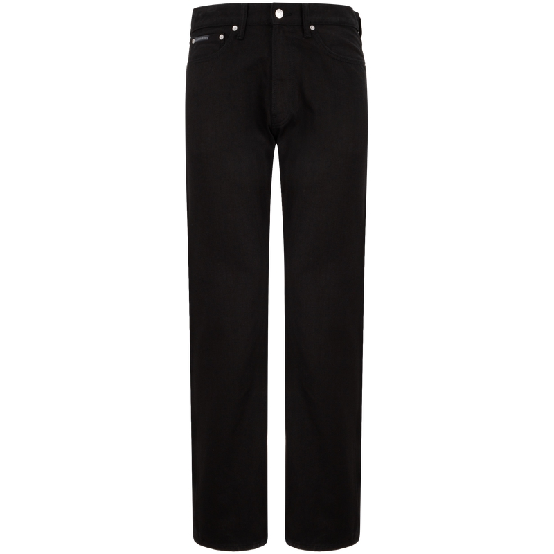 Calvin Klein  Relaxed Fit Straight Cotton Jeans Denim Black J326673