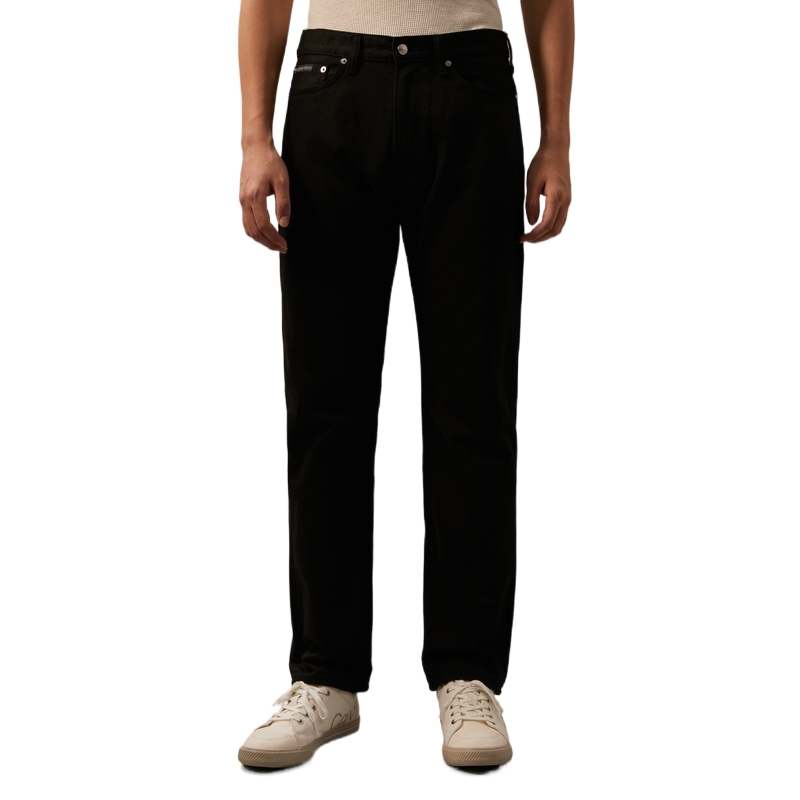 Calvin Klein  Relaxed Fit Straight Cotton Jeans Denim Black J326673 圖 5
