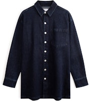 Calvin Klein Jaket Denim Retro Classic Cetakan Naga Biru Gelap J324908 Order Calvin Klein Jaket Denim Retro Classic Cetakan Naga Biru Gelap J324908