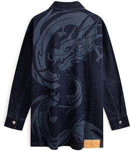 Calvin Klein Chaqueta Vaquera Retro Clásica Dragón Azul Oscuro J324908 Lookbook Calvin Klein Chaqueta Vaquera Retro Clásica Dragón Azul Oscuro J324908