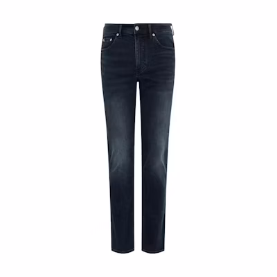 CALVIN KLEIN Retro Straight-Leg Jeans Deep Blue Denim. J319932-1BJ