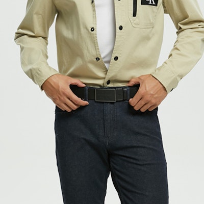 Calvin Klein Reversible Leather Belt Black 3.5cm Width Smooth Buckle. HC589H38-001 Lookbook Calvin Klein Reversible Leather Belt Black 3.5cm Width Smooth Buckle. HC589H38-001