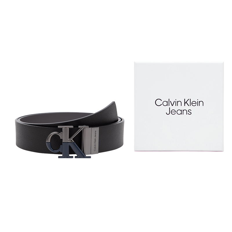 Order Calvin Klein  Reversible Leather Belt Space Black 3.5cm HC0800-066