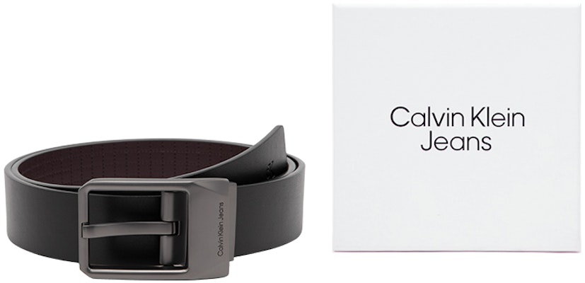 Calvin Klein Reversible Leather Belt Space Black/Earth Brown 3.5CM HC0790-008 Lookbook Calvin Klein Reversible Leather Belt Space Black/Earth Brown 3.5CM HC0790-008