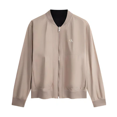 Calvin Klein Reversible Print Baseball Collar Jacket - Spring/Fall Fashion J324498