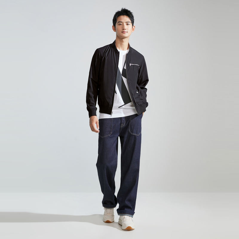 Calvin Klein  Reversible Print Baseball Collar Jacket - Spring/Fall Fashion J324498 圖 3