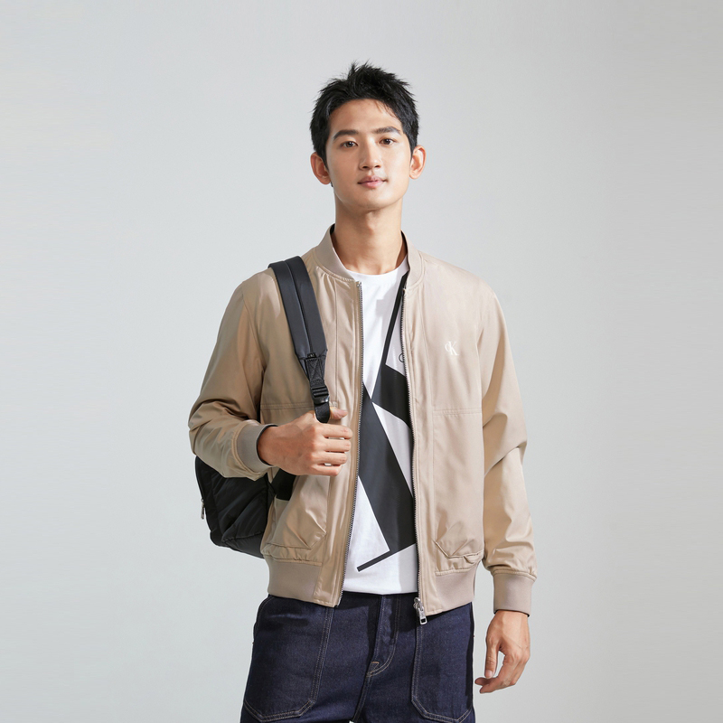 Calvin Klein  Reversible Print Baseball Collar Jacket - Spring/Fall Fashion J324498 圖 4