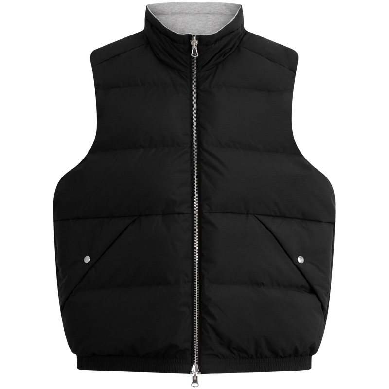 Order Calvin Klein Jaket Hitam Kalas Angin & Air Dua Sisi Ruang Hitam. J326910