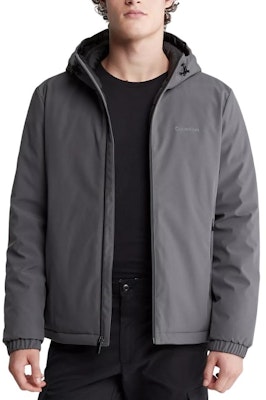 Calvin Klein Simple Comfortable Waterproof Outdoor Hooded Jacket Grey CMN24630-APH Buy Calvin Klein Simple Comfortable Waterproof Outdoor Hooded Jacket Grey CMN24630-APH