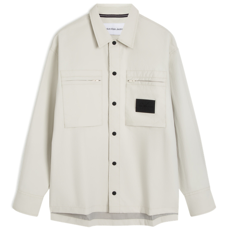 Order Camisa Calvin Klein Workwear Botones a Presión Blanco Leche. J323517-ACF