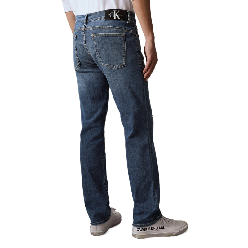 Calvin Klein  Slim Fit Distressed Stretch Denim Jeans in Blue. J325416 圖 5