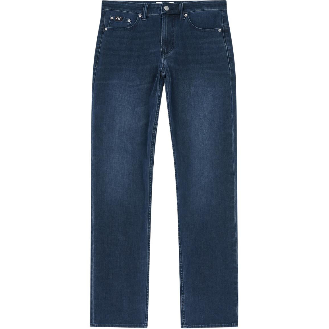 Calvin Klein  Slim Fit Jeans Blue Black Simple and Comfortable. J325392-1BJ