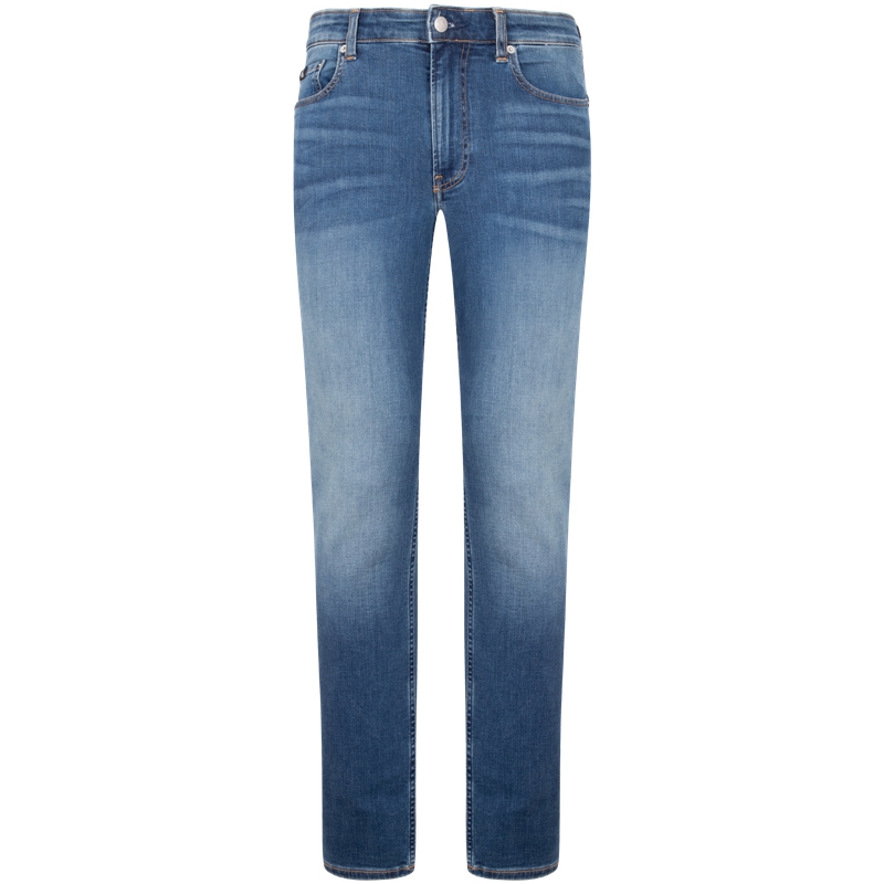 Calvin Klein  Slim Fit Stretch Denim Jeans Mid Blue Wash. J320954