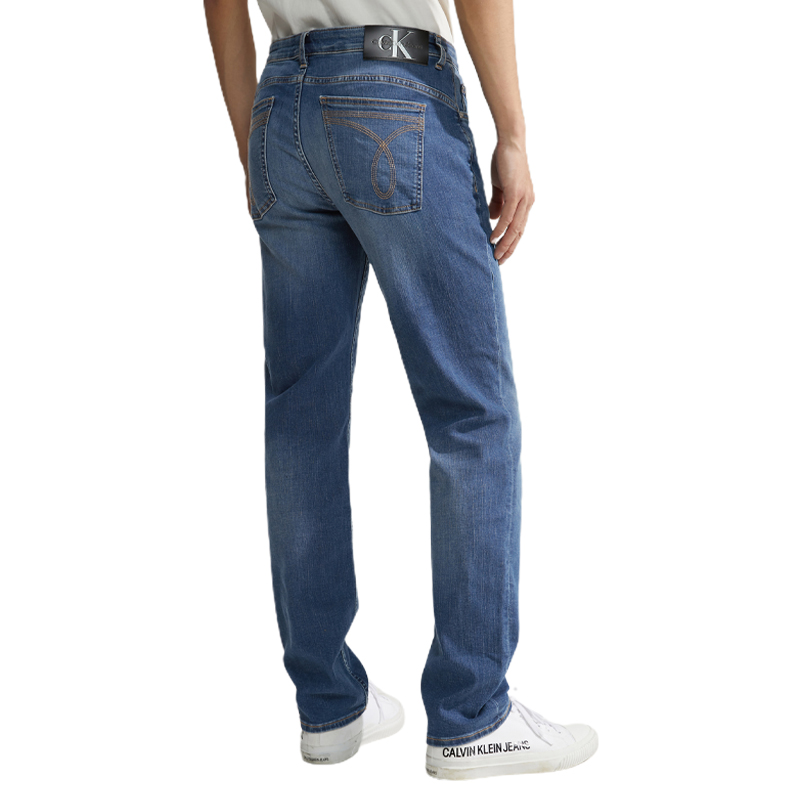 Calvin Klein  Slim Fit Stretch Denim Jeans Mid Blue Wash. J320954 圖 5