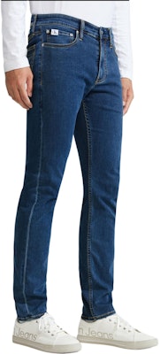 CALVIN KLEIN Slim Fit Stretch Denim Jeans Quick Dry - Blue J324349-1A4 Shop CALVIN KLEIN Slim Fit Stretch Denim Jeans Quick Dry - Blue J324349-1A4