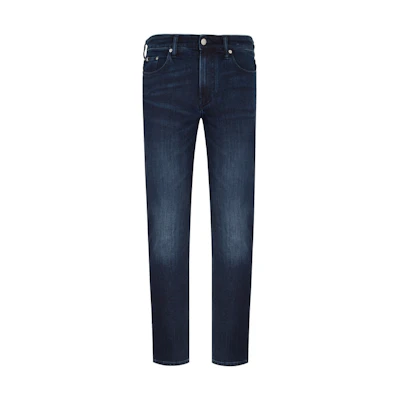 Calvin Klein Slim Fit Stretch Tapered Denim Jeans Deep Blue J322241