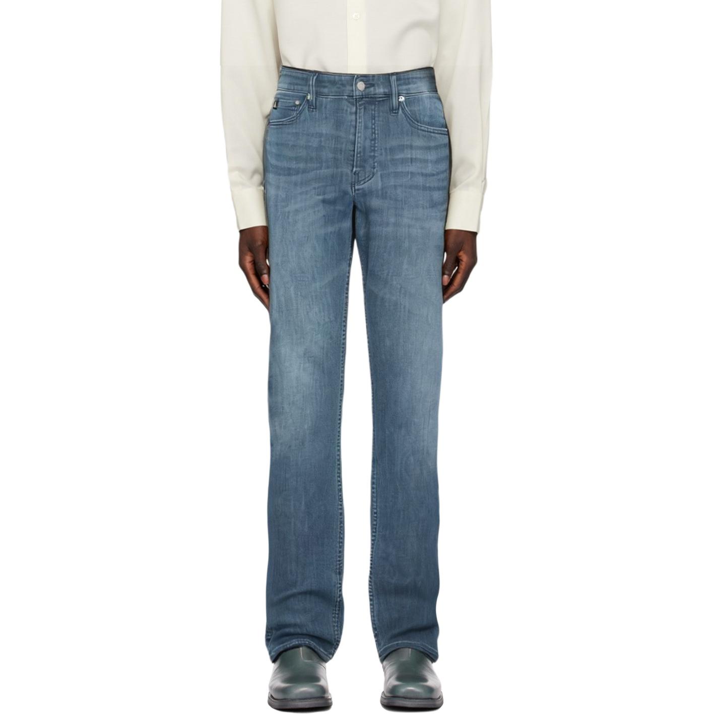 Calvin Klein  Slim Fit Stretch Washed Denim Jeans Casual Blue J3237101BZ 圖 4