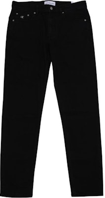 CALVIN KLEIN Slim Fit Tapered Black Jeans Solid Minimalist Style J325329-1BY Order CALVIN KLEIN Slim Fit Tapered Black Jeans Solid Minimalist Style J325329-1BY