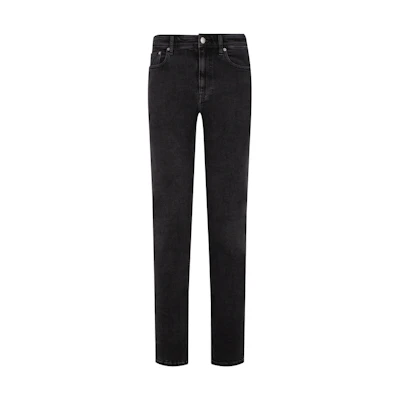 Calvin Klein Slim Fit Vintage Black Washed Straight Jeans. J325398