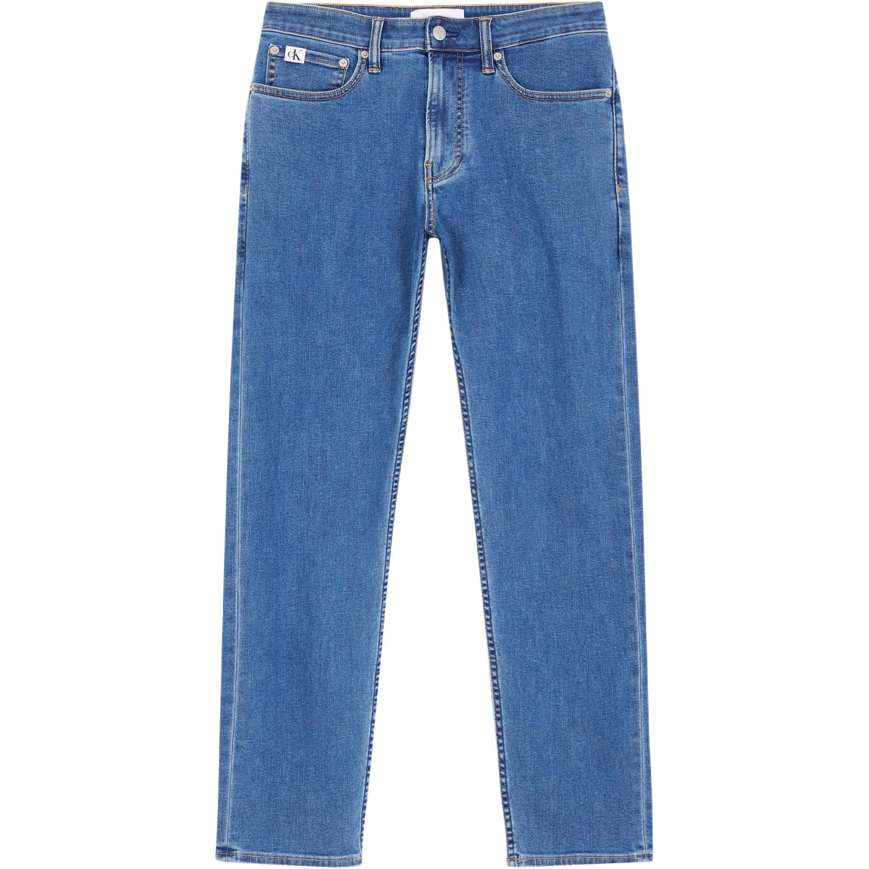 Order CALVIN KLEIN Seluar Jeans Slim Straight Fit Biru Muda Denim. J325414-1A4