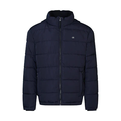 CALVIN KLEIN Solid Color Casual Puffer Cotton Jacket with Zipper CM008985