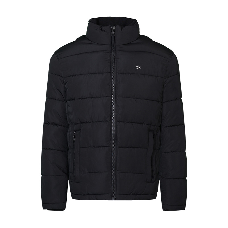 Lookbook CALVIN KLEIN Chaqueta Acolchada Casual de Algodón con Cremallera Color Sólido CM008985