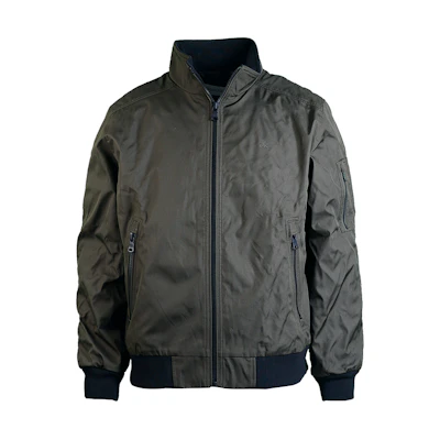 CALVIN KLEIN Solid Color Stand Collar Cotton Jacket CM002578