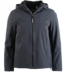 CALVIN KLEIN Chaqueta Casual de Algodón con Capucha y Cremallera - Azul Marino CM105270-IRO Buy CALVIN KLEIN Chaqueta Casual de Algodón con Capucha y Cremallera - Azul Marino CM105270-IRO