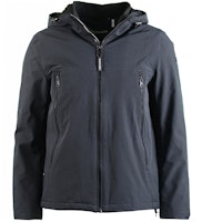 CALVIN KLEIN Jaket Hoodie Zip Kapas Kasual - Biru Navy CM105270-IRO Order CALVIN KLEIN Jaket Hoodie Zip Kapas Kasual - Biru Navy CM105270-IRO