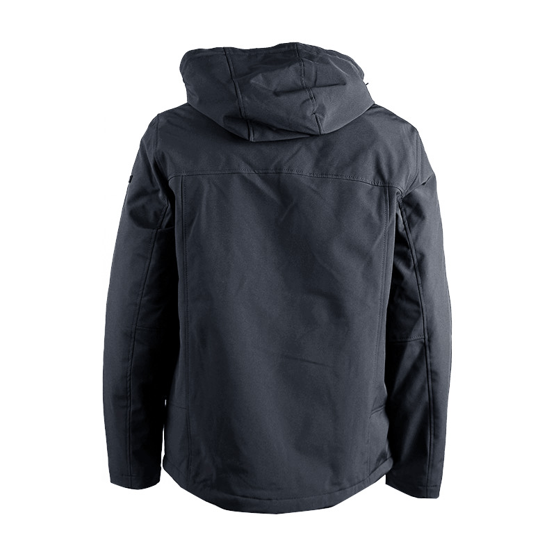 Lookbook CALVIN KLEIN Chaqueta Casual de Algodón con Capucha y Cremallera - Azul Marino CM105270-IRO