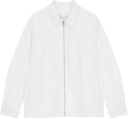 Calvin Klein Jaket Baju Linen Putih Solid Cool J326063-YAF Buy Calvin Klein Jaket Baju Linen Putih Solid Cool J326063-YAF