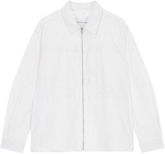 Calvin Klein Jaket Baju Linen Putih Solid Cool J326063-YAF Order Calvin Klein Jaket Baju Linen Putih Solid Cool J326063-YAF