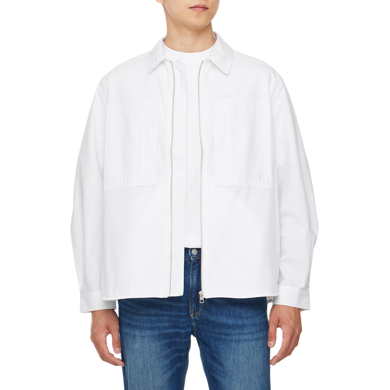 Details for Calvin Klein Jaket Baju Linen Putih Solid Cool J326063-YAF