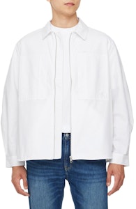 Calvin Klein Jaket Baju Linen Putih Solid Cool J326063-YAF Details for Calvin Klein Jaket Baju Linen Putih Solid Cool J326063-YAF