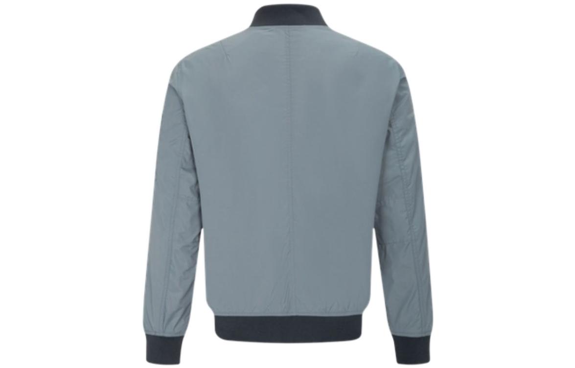 Lookbook Calvin Klein Jaket Kasual Logo Patch Kelabu. J323578-PN6