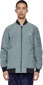 Calvin Klein Jaket Kasual Logo Patch Kelabu. J323578-PN6 Shop Calvin Klein Jaket Kasual Logo Patch Kelabu. J323578-PN6