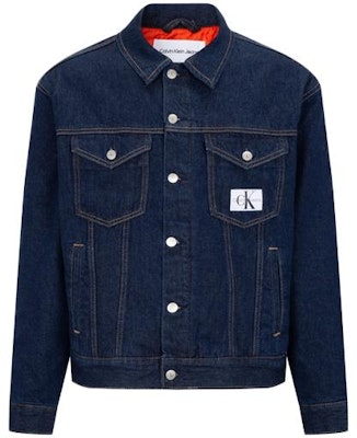 Calvin Klein Chaqueta Vaquera Azul Oscuro de Corte Recto. J321269-1AP Buy Calvin Klein Chaqueta Vaquera Azul Oscuro de Corte Recto. J321269-1AP