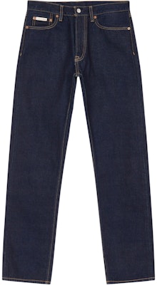 CALVIN KLEIN Solid Straight-Leg Jeans Deep Blue 40EM702-5DB Order CALVIN KLEIN Solid Straight-Leg Jeans Deep Blue 40EM702-5DB