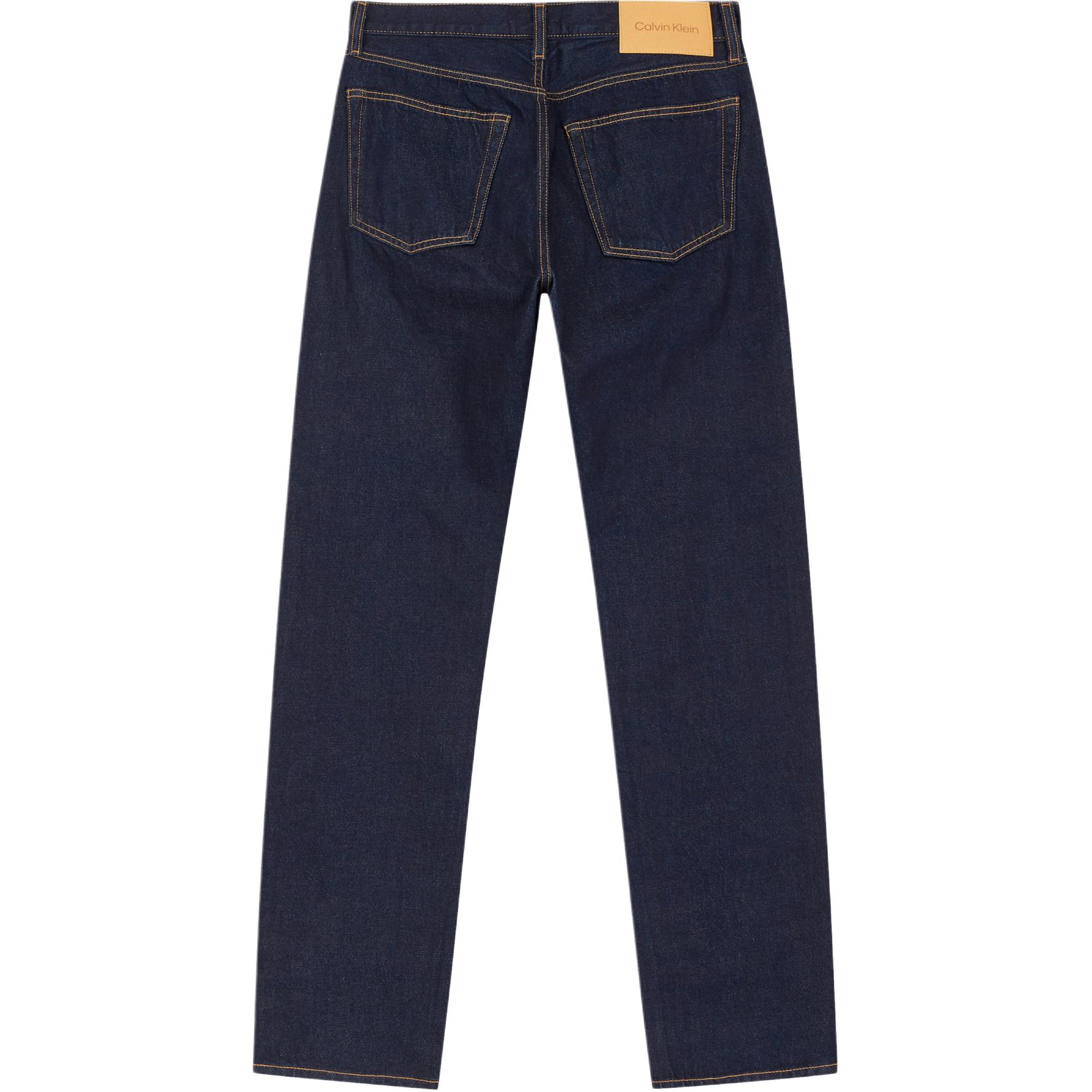 Lookbook CALVIN KLEIN Jeans Rectos Azul Oscuro Solid. 40EM702-5DB