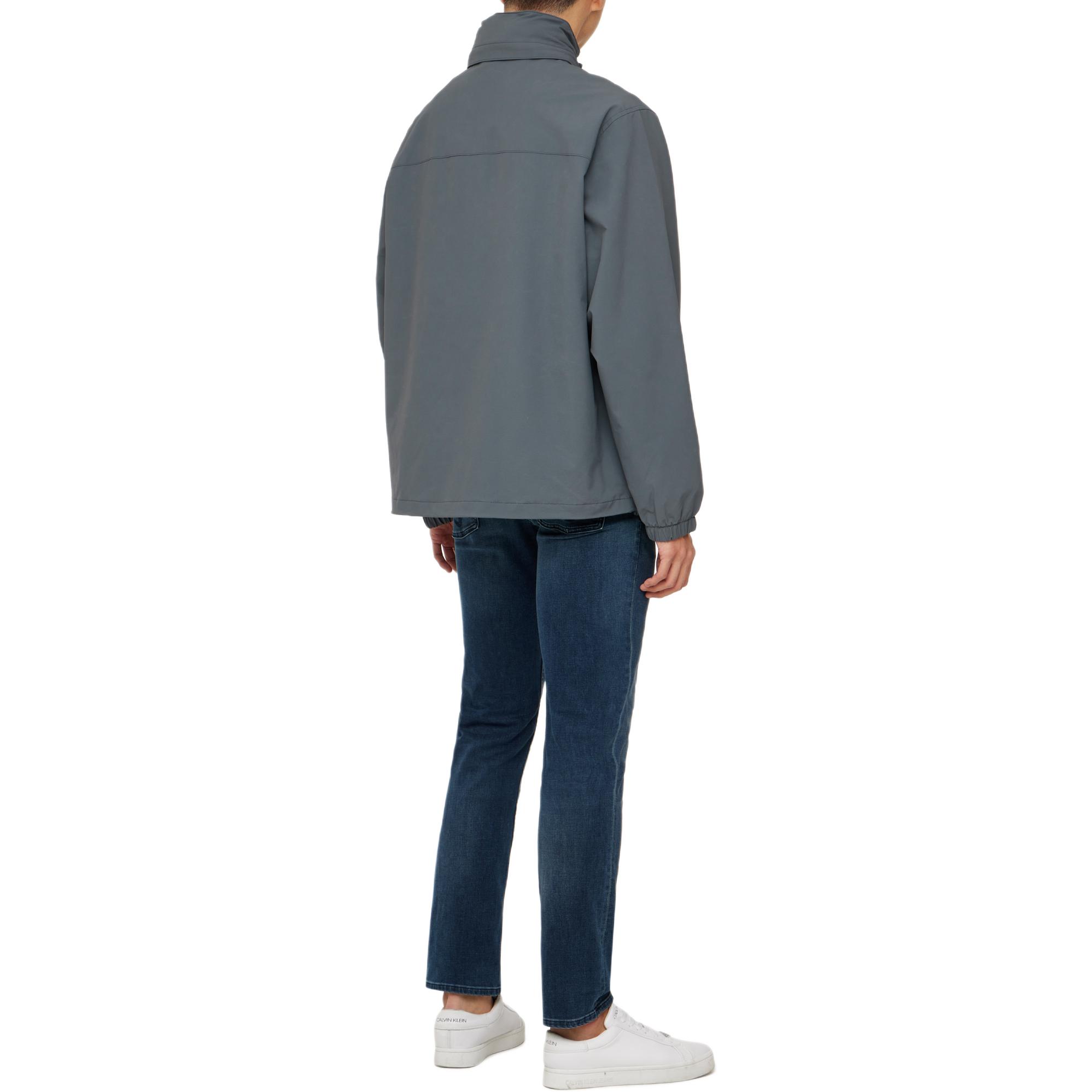 Details for Chaqueta Calvin Klein Gris Oscuro con Cremallera y Mangas Largas Ajustadas. 40BM510-CKP