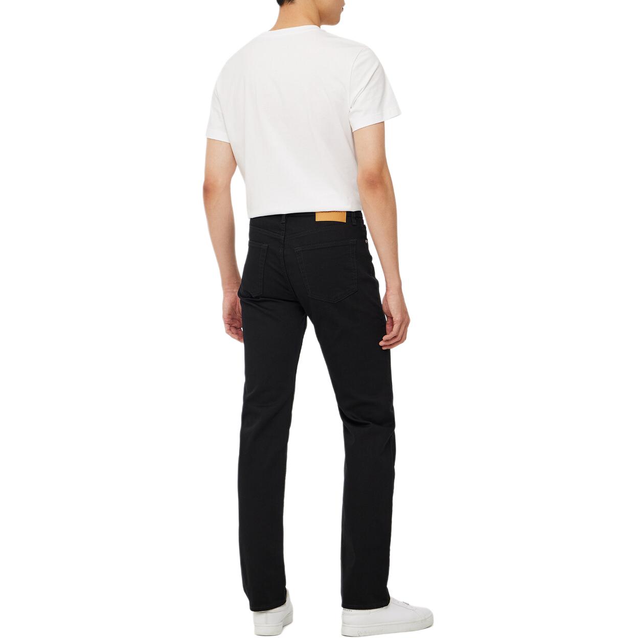 Purchase Calvin Klein Jeans Rectos Negros de Mezclilla Elástica 40JM744-7JR