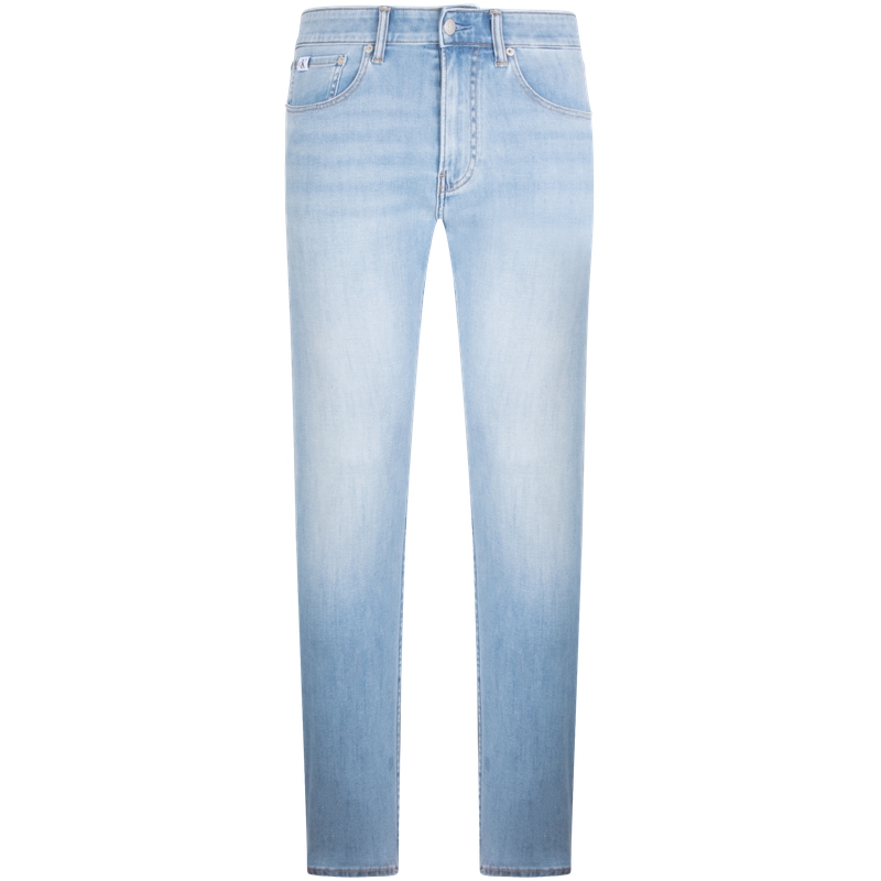Calvin Klein  Stretch Tapered Vintage Denim Jeans Light Blue. J325960