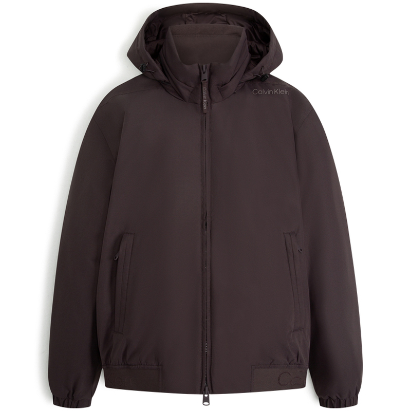 Calvin Klein  Tech Waterproof Hooded Jacket Black Brown Casual Wear. 4MF3O506-030 圖 2