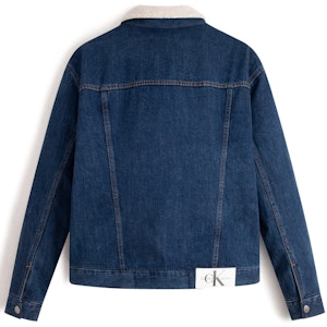 カルバン・クライン ヴィンテージデニムジャケット シェルパ裏地&スタッズ襟付き J325844 Lookbook カルバン・クライン ヴィンテージデニムジャケット シェルパ裏地&スタッズ襟付き J325844