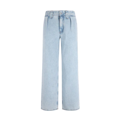 Calvin Klein Vintage Loose-Fit Light Blue Denim Jeans. J325770