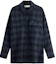 Buy Calvin Klein Vintage Loose Fit Flannel Plaid Shirt Blue J326183