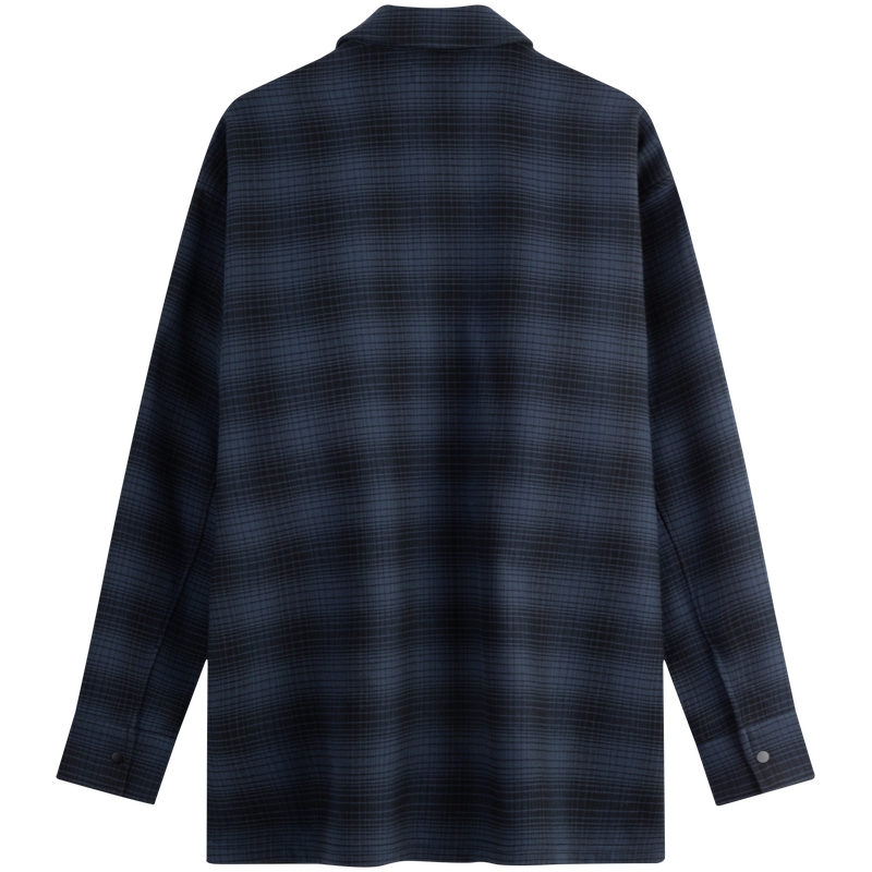 Lookbook Camisa de Franela Cuadros Azul Calvin Klein Vintage Corte Holgado J326183